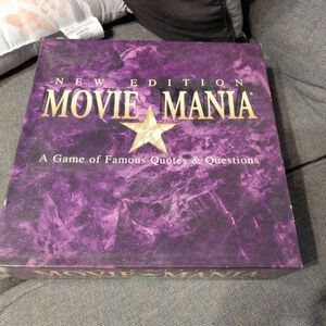 Unisex Unbranded Movie Mania Board Game One Size Purple Gold